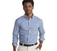 Vineyard Vines Men's On-The-go Brrr Gingham Shirt, Blue Bay, Large