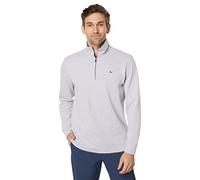 Vineyard Vines Men's Saltwater Quarter-Zip Pullover Sweater, Granite, Large