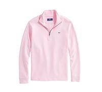 Vineyard Vines Men's Saltwater Quarter-Zip Pullover Sweater, Pink Cloud, XXL