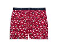vineyard vines Men's Sankaty Boxers Shorts, Santa Whale Red, M