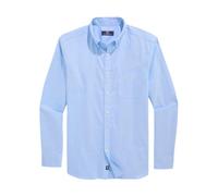 Vineyard Vines Men's Seawall Solid Oxford Shirt, Ocean Breeze, Large