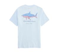 Vineyard Vines Men's Shark Flag Short Sleeve T-Shirt Rocks Blue Medium
