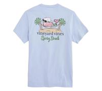 vineyard vines Men's Spring Break Hammock Whale Short-Sleeve Pocket Tee, Jake Blue, XL
