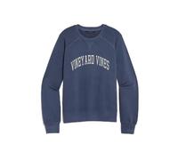 vineyard vines Women's Graphic Terry Crewneck Sweatshirt, Nautical Navy, XS