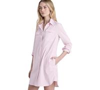 vineyard vines Women's Harbor Seersucker Shirt Cover-up, Vineyard Palm Beach/White Cap, 14