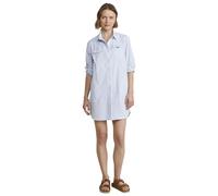 vineyard vines Women's Original Harbor Cover-up Swimwear, Seersucker/Jake Blue, 4