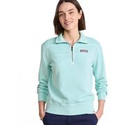 vineyard vines Women's Surf Terry Shep Shirt, Aqua Haze, XS