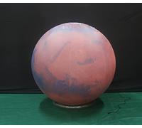 Vinfgoes LED Lighting Inflatable Planets Solar System Set 9 Planets + Sun and Moon-11 Pieces, Astronomy for Education Galaxy Space Theme Party Decoration (Mars, 1.5m Dia)