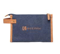 Vinga Bosler Canvas Toiletry Bag in Navy