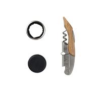 Vinga Story Of Wine Corkscrew Set in Off-White Vinga Off-White