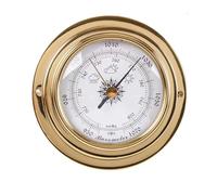 VINGAA Barometer Thermometer Hygrometer Clock,4 Inch/98mm Thermometer Hygrometer,Barometers for the Home,Clock,Weather Station Indoor Outdoor