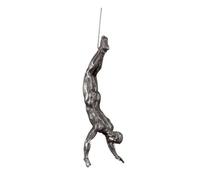 VINGAA Climber Sculpture, Climbing Man Wall Sculpture, Climbing Men Figures Wall Hanging, Modern Simplicity Resin Sculpture Creative Climbing, for Modern Wall Decor and Motivational Art