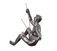 VINGAA Climber Sculpture, Climbing Men Wall Art, Modern Simplicity Resin Wall Sculpture, for Modern Wall Decor and Motivational Art