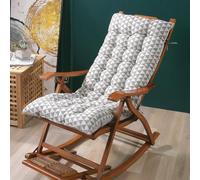 VINGAA Rocking Chair Cushion,Rocking Chair Pads,Rocker Cushions for Wooden Rocking Chairs Indoor,Rocking Chair Cushion with Ties(18.8 * 48inch)