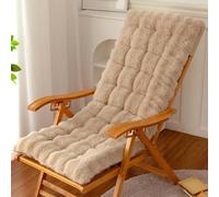VINGAA Rocking Chair Pads,Rocker Cushions for Wooden Rocking Chairs Indoor,Anti-slip Plush Rocking Chair Cushion with Ties,Rocking Chair Cushion