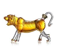 VINGAA Whiskey Decanter,Whiskey Glass Decanter,Whiskey Decanter for Men,Tiger Shaped Alcohol Decanter,Glass Whiskey Decanter with Sealing Plug,Suitable for Bourbon,Scotch,Rum,Tequila,Vodka