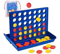 VingaHouse Line Up 4 Educational Board Game Toys 4 In a Line Classic Fun Educational Family Games Four In a Row for Kids Children over 3 years old [Star, Large]