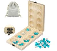 VingaHouse Mancala Board Game - Kalaha Board Game, Strategic Game for Kids