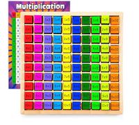 VingaHouse Multiplication Board Game, Wooden Montessori Toy for Kids 3 4 5