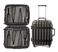 VinGardeValise Original Wine Suitcase by FlyWithWine, 8-Bottle Capacity, Black, TSA-Approved Lock