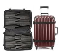 VinGardeValise Original Wine Suitcase by FlyWithWine, Durable 10 Year Warranty, Versatile, Customizable 12-Bottle Wine Travel Luggage for Airplane, Choice of Wine Professionals, Napa Designed Burgundy