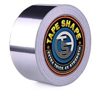 vingardium leviosa VL 1 Rolls Aluminium Foil Tape 50mm x 50m Heavy Duty Strong Adhesive Heat Resistant Insulation Tape for Sealing Ducts Car Panel and Pipework (50mm x 50m, 1 Roll)