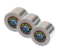 vingardium leviosa VL 3 Rolls Aluminium Foil Tape 75mm x 50m Heavy Duty Strong Adhesive Heat Resistant Insulation Tape for Sealing Ducts Car Panel and Pipework (75mm x 50m, 3 Rolls)