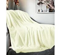 Vingardium Leviosa VL Teddy Bear Throws Blankets for Sofa Bed Settes Fluffy Warm Cosy Fleece Throws for Adults and Kids Teddy Fleece Duvet Covers (Cream, 150x200)
