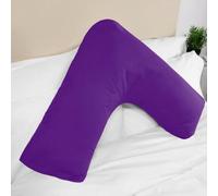 vingardium leviosa VL V Pillow with Pillowcase - Orthopedic V Shaped Pillows for Adults, Triangle Pillow for Neck, Back & Maternity Support (purple, pillow case only)