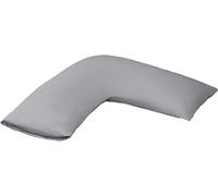 vingardium leviosa VL V Pillow with Pillowcase - Orthopedic V Shaped Pillows for Adults, Triangle Pillow for Neck, Back & Maternity Support (Grey, v pillow with case)