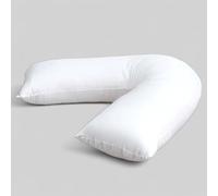 vingardium leviosa VL V Pillow with Pillowcase - Orthopedic V Shaped Pillows for Adults, Triangle Pillow for Neck, Back & Maternity Support (white, v pillow only)