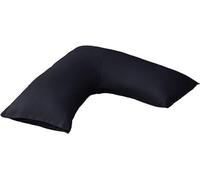 vingardium leviosa VL V Pillow with Pillowcase - Orthopedic V Shaped Pillows for Adults, Triangle Pillow for Neck, Back & Maternity Support (Black, v pillow with case)