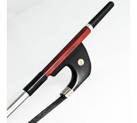 VingoBow 3/4 Size GERMAN UPRIGHT DOUBLE Bass Bow! BLACK Natural Mongolia Horsehair Art No.300BGB.43