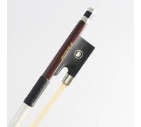 VINGOBOW Brazilwood Violin Bow (3/4) Size 69 cm Advanced Level Parisian Eyes Ebony Frog 4 3 Three Quarters Sweet Sound Natural Horse Hair