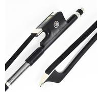 VINGOBOW Carbon Fiber Cello Bow Natural Black Horse Hair Advanced Level ebony Frog (4/4) 71.5cm