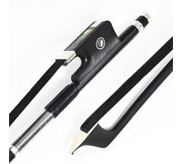 VingoBow Carbon Fiber Cello Bow Natural BLACK Mongolia Horsehair DEEP and POWERFUL Tone Nice Design 4/4 Size Black Color Art No.100CB