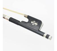 Vingobow Carbon Fiber Cello Bow Natural Horsehair Unique Design with Ebony Fleur-de-Lis Frog