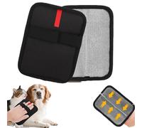 VINGVO Pet Hair Removal Glove for Cats & Dogs, 2pcs Double Sided Electrostatic Pet Hair Removal Gloves - Reusable Grooming Glove Brush Tool for Cats & Dogs, Furniture, Couch, Carpet, Car Seat (2)