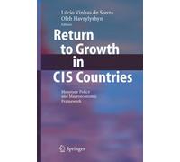 Vinhas De Souza - Return to Growth in Cis Countries Monetary Policy a - X555z