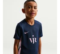 Vini Jr. Academy Older Kids' Nike Dri-FIT Short-Sleeve Football Top - Blue - Polyester XS