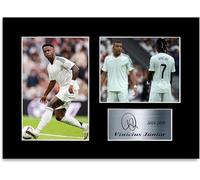 Vini Jr Vinicius Football Player 2024-2025 A4 Printed Signed Autograph Photo Display Mount Gift For Madrid Fans