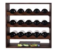 Vinikea Lago - 15 bottles - Dark lacquered pine