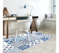 Viniliko Carpet Lisbon, Vinyl, Blue, 66 x 100 x 3 cm
