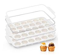 Vinino 2-Pack Silicone Mini Muffin Pan for Baking, 24 Cup Mini Cupcake Pan with Metal Reinforced Frame, Nonstick Muffin Tray with Non-Slip Handle, Silicone Molds for Oven, BPA Free, Dishwasher Safe