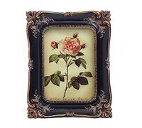 VINLIFE Small Vintage Picture Frames - 2.5x3.5, Antique Black Gold, Ornate Victorian Wallet Size for Tabletop & Wall Mount - Retro Home Decor Gallery Wall Art