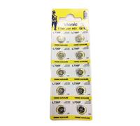 Vinnic 10 x AG3 L736 192 Alkaline Button Cell Batteries for Watches, Calculators, Toys, Laser Pointer, Thermometer, etc