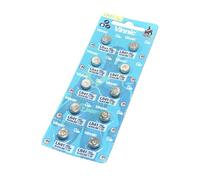 Vinnic AG3 1.5 V, 10 x batteries, alkaline, mini, G3 LR41 L736, batteries with long shelf life, pack of 10-1 blister card