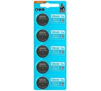 Vinnic CR2016 3V Lithium Button Cell Batteries, Most Powerful Battery, Batteries with Long Shelf Life, Pack of 5-1 Blister Card
