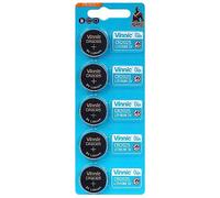 Vinnic CR2025 3 V, lithium button cell batteries, most powerful battery, batteries with long service life, pack of 5-1 blister card