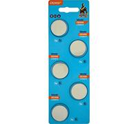 Vinnic CR2450 3V Lithium Button Cell Batteries, Most Powerful Battery, Batteries with Long Shelf Life, Pack of 5-1 Blister Card